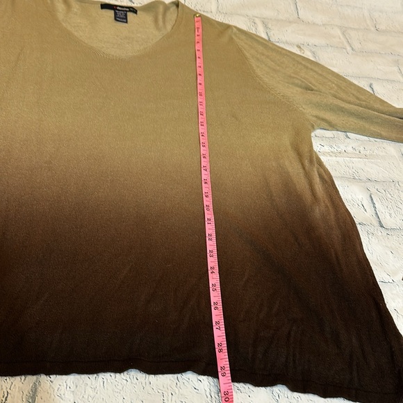 24/7 Denim brown ombré sweater - Picture 8 of 10